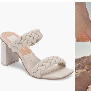 Dolce Vita Paily Braided Sandal in Ivory